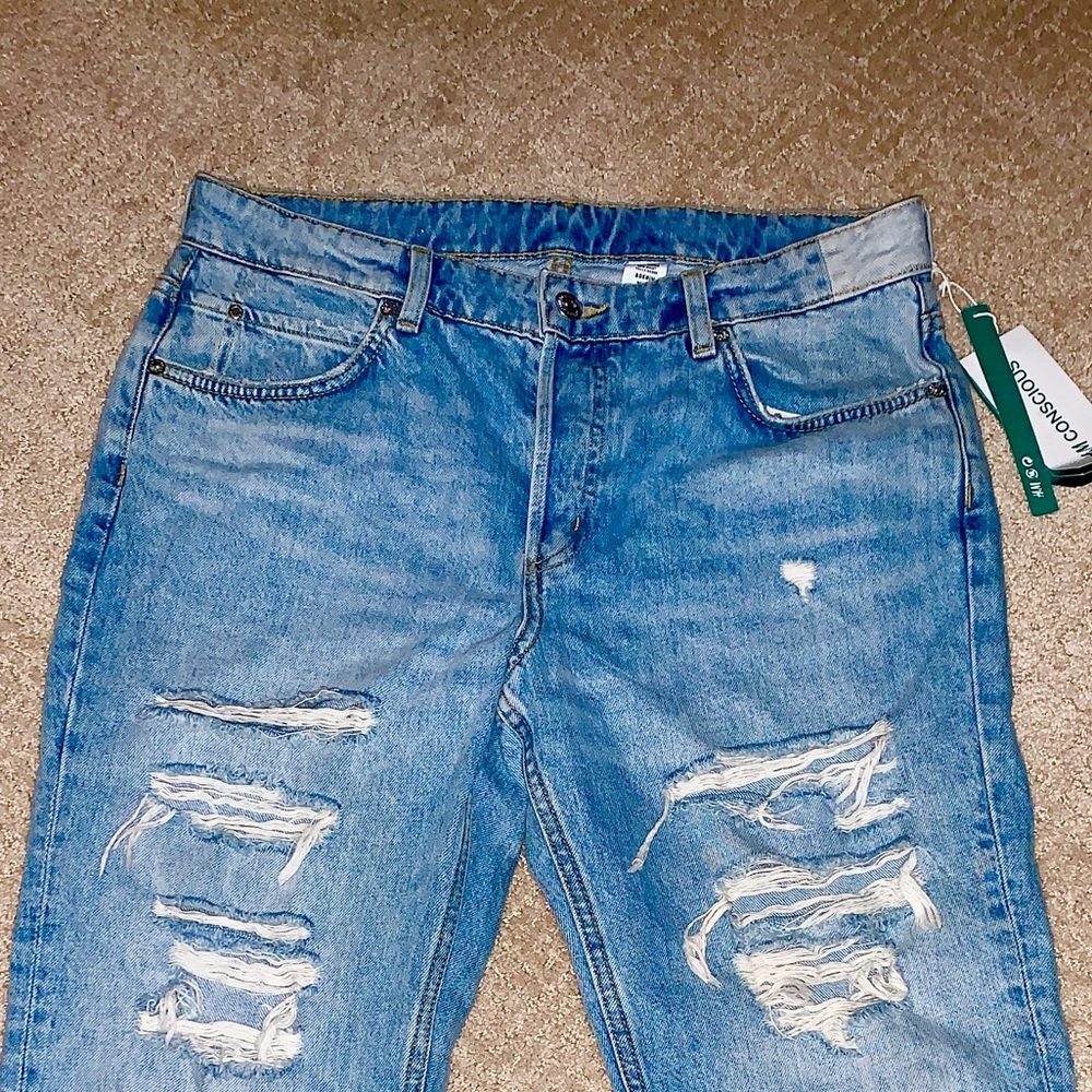 H&M Denim Boyfriend Jeans Size 8